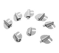 8 Pièces Pied Presseur Ourleur Roulé, Acier Inoxydable | Accessoire Couture, pour Réparations et Création de Vêtements, Compatible Machines Domestiques, Argenté