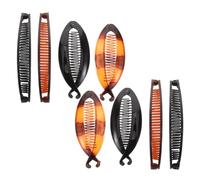 8 Pièces Pince Banane pour Queue de Cheval, Lot 3, Plastique | Clip Versatile, Facile à Utiliser, Résiste à Déformation, pour Voyage et Usage Quotidien