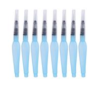 8 Pièces Pinceaux Aquarelle Rechargeables, Stylos Pinceaux Réutilisables, Pointe Variée, Ensemble pour Peinture et Calligraphie - Facile à Recharger, Durable, Idéal Artistes et