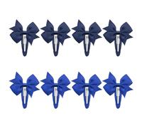 8 Pièces Pinces À Cheveux Nœud, Pinces À Cheveux Papillon Bleu, Pinces À Cheveux Nœud Pour Enfants, Pinces Latérales Antidérapantes Pour Filles, Accessoires De Cheveux Nœud Mignon