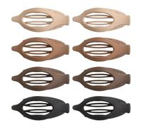 8 Pièces Pinces À Cheveux Plates, Pinces À Cheveux Antidérapantes, Pinces À Cheveux Résistantes À L'Arc, Pinces À Cheveux Droites Mode, Pinces À Cheveux Simples Pour Femmes