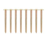8 Pièces Piquets D'arpentage en Acier Inoxydable Métalliques | Marquage Précis des Limites, Kit Portable pour Chantiers, Jardinage et Alignement de Voies