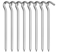 8 Pièces Piquets de Tente, Sardines de Fixation Sol en Alliage d'aluminium, Sardine Tente Piquet pour Tente De Camping, Jardin, Filet de Football