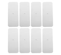 8 Pièces Plaque Adhésive Magnétique de Remplacement en Fer Argenté | Support Adhésif, Remplacement Facile, Fixation Sûre, sans Percer le Mur, pour Meuble la Cuisine