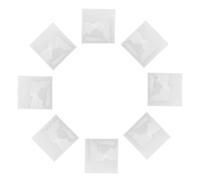 8 Pièces Pochette Adhésive Transparente 6x6 pour Cahiers et Journaux | PVC Vinyle, Accès Haut, Surface Résistante aux Rayures, pour Dossiers, Autocollants et Reçus