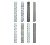 8 pièces poignées de porte-crayon en silicone colorées poignée de texturée ergonomique aide à l ' écriture pour les tout-petits d ' âge préscolaire stabilisateurs de crayon sensoriels d ' écriture