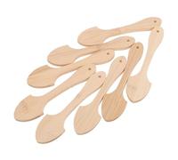 8 Pièces Poignées de Ventilateur en Bois pour Lot de Tiges | Bois Poli sans Bavures, Style Chinois Antique, Facile à Transporter Ranger, pour Éventail Fait Main