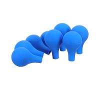 8 Pièces Poire de Pipette en Silicone Bleue pour Dosage Précis | Capacité D’environ 10ml, Prise Confortable, Usage pour Micropipettes et Pipettes Plastiques