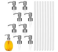 8 Pièces Pompe de Rechange pour Distributeur de Savon Liquide，Distributeur De Savon Pompe Tête,Pompe De Rechange Savon,Pompe De Remplacement,Pompe Savon pour Maisons Hôtels Cuisines Salles De Bain