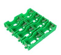 8 Pièces Porte-Piles Physique Plastique ABS, Vert | Série, Structure Emboîtable, pour Projets Scientifiques et Ateliers Maker