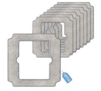 8 Pièces pour ECOVACS WINBOT MINI Serpillère Rechange Kit, Microfibre Lingette Robot Lave Vitre pour Vitre Nettoyage Accessoires de Rechange W-CC02-0012 (MINI)