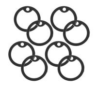 8 Pièces pour Médailles D'identification de Chien Rondes | Installation Facile, Protège la Lisibilité, Adapté aux Colliers, Configurations à Double Médaille, Séances D'entraînement