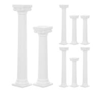 8 Pièces Présentoir à Gâteaux à Étages Colonne Romaine 17cm 12,5cm