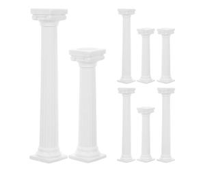 8 Pièces Présentoir à Gâteaux à Étages Colonne Romaine 17cm 12,5cm
