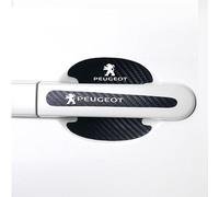 8 Pièces Protecteur poignée Porte Voiture, pour Peugeot 508 607 806 807 1007 2008 3008 4007 5008 Rifter Bipper RCZ Autocollant Autoadhésive Poignée Porte Anti-Rayures Protege Autocollant Cuvette Porte