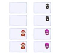 8 Pieces Protection pour Cartes Bancaires, de Transport Étudiant pour VTC et Mobilité Inclusion (Transparent)