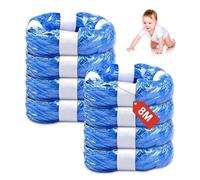8 Pièces Recharge Poubelle a Couche, 8M Sac Poubelle Couche Grande Capacité l'environnement, Excellente Résistance Anti-odeur Compatible avec Tommee Tippee, Litter Locker, Angelcare