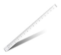 8 Pièces Règle Triangulaire Transparente Ps 15cm, Lecture Facile | Mesures Claires, Design Triangulaire, pour Plans, Cahiers, École et Architecture, Usage Quotidien