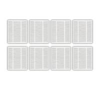 (8 Pièces) Roomba 104/ Y0140 Filtres HEPA Compatibles Avec L'aspirateur Et La Vadrouille iRobot Combo Essential Y0140, Y0112, Y0110, Q011, Q0120, Roomba 105 Combo, Kit De Filtres, Pièces De Rechange