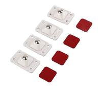 8 pièces roues auto-adhésives 360 degrés roulettes universelles poulies à faible bruit pour boîte de rangement poubelle