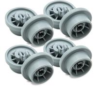 8 pièces Rouleaux pour lave-vaisselle Panier inférieur Remplacement pour Bosch 00165314/165314 Rouleaux de panier Rouleaux de panier inférieur pour lave-vaisselle
