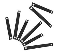 8 Pièces Sangles Anti-basculement pour Meubles Ancrage Mural, Noir | Nylon, Deux Longueurs 7, 87 et 5, 91, Profil Discret, Montage sans Outil