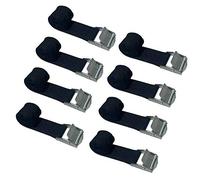 8 Pièces Sangles D'arrimage, 65cm Sangle Arrimage, Nior Sangle, Peut Transporter 100 kg Sangles, Sangle de Serrage avec Dégagement Rapide Convient aux Vélos Motos Bagages Remorques