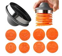 8 Pieces Seasonal Pressing Gadget - Halloween Cookie Cutters With Magnetic | Built For Both Beginners And Professional Bakers, Making It An Ideal Kitchen Gadget For Home Baking, School Parties