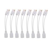 8 Pièces Séparateur de Poe en Cuivre et Points D'accès | Installation sans Outil, Câblage Compact, Usage Réseau sans Fil, Intégration Cctv pour Techniciens It