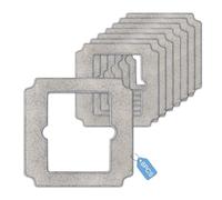 8 Pièces Serpillère Rechange Compatible avec ECOVACS WINBOT MINI, Chiffons de Rechange pour Robot Nettoyeur de Vitres Microfibre Lingette de Nettoyage, Réutilisable et Lavable