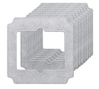 8 Pièces Serpillère Rechange Compatible avec ECOVACS WINBOT Mini, Microfibre Lingette Chiffons Compatible avec W-CC02-0012, Réutilisables et lavables