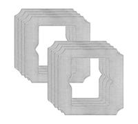 8 Pièces Serpillère Rechange pour Ecovacs Winbot Mini Robot de Nettoyage de Vitres, Microfibre Lingette Chiffons Compatible avec W-CC02-0012, pour Vitre Nettoyage, Réutilisables et lavables