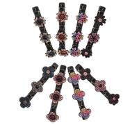 8 Pièces Set de Barrettes à Cheveux Fleurs, Pinces Latérales | Design Floral Chic en Résine, Maintien des Mèches Frange, Usage Plage Photos