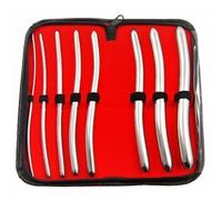 8 pièces Set urethral Hegar Sounds chirurgical instruments Gynéco urètre