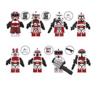 8 pièces Star War Mini Figurine Action Garde de Coruscant cloner Stormtroopers Bloc de Construction jouet Pour Enfans