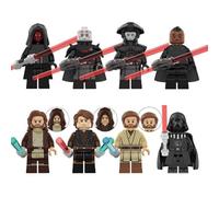8 pièces Star Wars - Mini figurines à construire - Micro Universe - Dark Vador - Obi-Wan Kenobi - Construction jouet Pour Enfans-Convient pour une collection ou comme cadeau