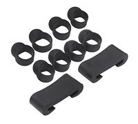 8 Pieces Steel Tongue Drum Finger Sleeves, Knocking Finger Picks Cover for Tongue Drum, Drumstick Holders Tool for Percussion Instrument