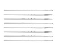8 Pièces Stylo de Dessin pour Nail Art en Plastique, Pinceau Fin | Outil de Manucure pour Détails Précis, Variations Multiples, Usage Fréquent, Fournitures de Salon, Style Français