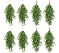 8 Pièces Swag De Larme Artificielle De Noël - Couronne De Larmes De La Porte D'entrée - Noël À La Hausse Forme d'arbre Swag | pour La Table E Porte Noëls, Cheminée Manteau, Décor Extérieur Intérieur
