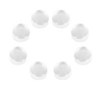 8 Pièces Tampon de Manucure Artistique en Silicone 2,8cm | Positionnement Précis, Placement Facile, Adapté aux Plaques de Stamping Faux Ongles, à Domicile Salon