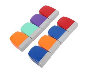 8 Pièces Tampon de Rétroaction Enseignant, Design Mignon ABS | Marques Nettes et Solide, Illustrations Ludiques, pour Copies, Tableaux de Récompense, Année Scolaire
