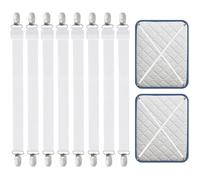 8 Pièces Tendeur Drap Housse 30-120CM Tendeurs De Drap RéGlables pour Drap De Lit Attache pour draps Matelas 30-120CM