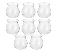 8 Pièces Terrarium à Plantes en Plastique Vase à Bulles