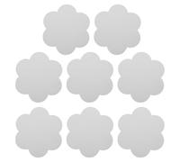 8 Pièces Toile à Peindre sur Panneau Bois Blanc | Surface Lisse, Bords Arrondis, Format Peu Encombrant, pour Pastels, Portraits, Paysages, Créations Intérieures ou Plein Air