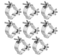 8 Pièces Truss Clamp Crochet De Fixation, Pinces Pour Éclairage De Scène, Capacité De 80 Kg Crochets De Fixation Éclairage, Pinces De Traverse Pour Éclairage De Scène, Projecteurs