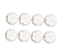 8 Pièces Ventouse Plate-Forme de Tortue Tubes Support de réservoir de Poissons mangeoire Tortue Ventouse Clips de Tasse de réservoir de Poissons Plastique Blanche Sosoport