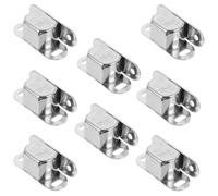 8 Pièces Verrou Magnétique de Placard en Acier Inoxydable Argenté | Fermeture Aimantée, Installation Facile, Maintien Ferme des Portes et Tiroirs, Usage pour Placard et Garde-robe