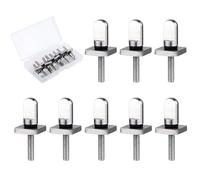 8 Pièces Vis à Ailerons en Acier Inoxydable 316, Sans Outil Vis à Ailerons de Planche de Surf avec Joints Toriques Planche à Pagaie Remplacement pour SUP Paddleboard Longboard Surf Accessoires