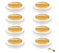 8 Pièges à Fourmis Intérieur et Extérieur - Boîte Anti Fourmis Maison avec Gel Appât Puissant, Design Discret Bouton Étoilé, Solution Efficace Contre les Insectes, Lot de 8