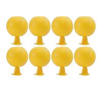 8 Pièges Collants Jaunes pour moucherons des Plantes, 3, 2 x 3, 2 pièges Collants à Forte adhérence pour Mouches des Fruits, Boule de Capture de Mouches sûre pour la Cuisine, Magasin Fruits